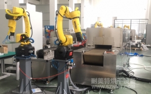 NMT-ZN-631疫苗玻璃瓶特殊涂層工藝,預熱+固化自動化對接隧道爐烘烤線(蘇州?？松?